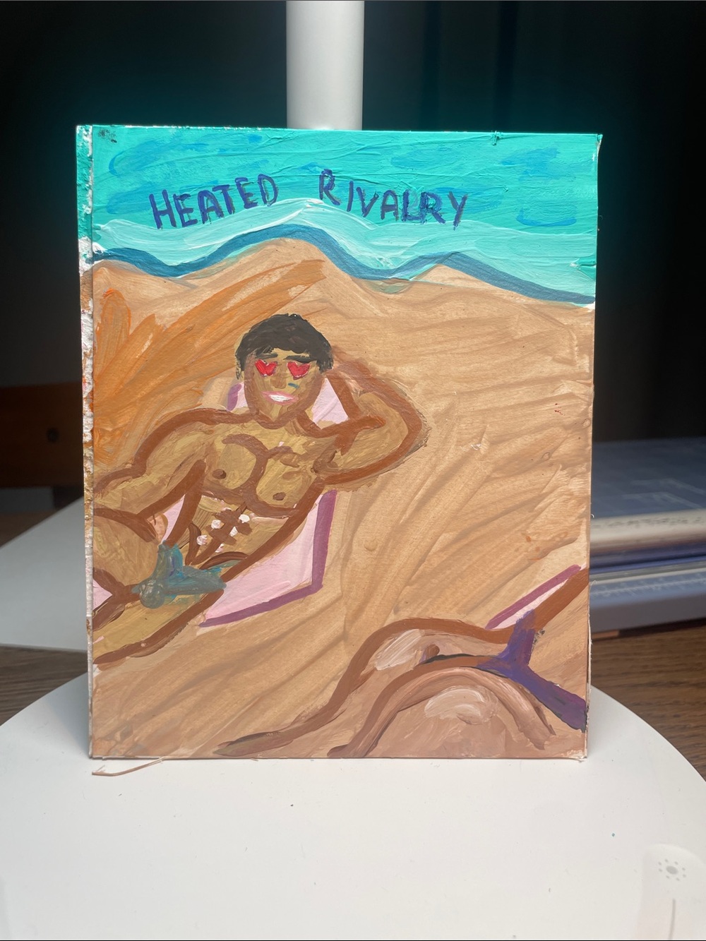 CUSTOM!! Heated Rivalry Hand Painted Artwork